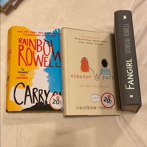 3/$28 Rainbow Rowell Hardcover Books
